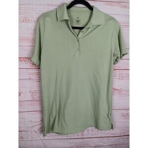 Edward’s Polo Shirt Men's Medium Green Short Sleeve Cotton Blend